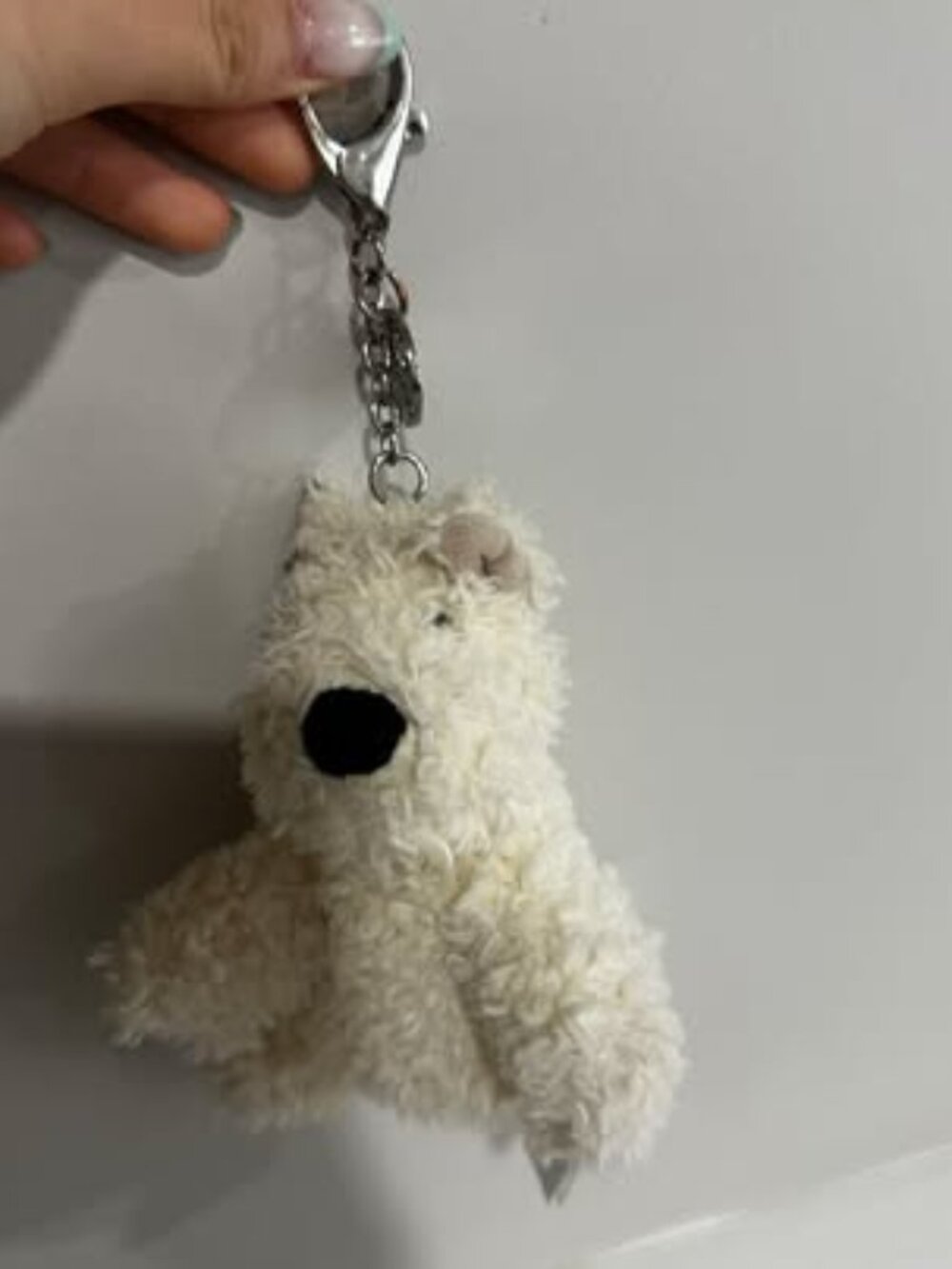 Jellycat West Highland Terrier Bag Charm Keychain